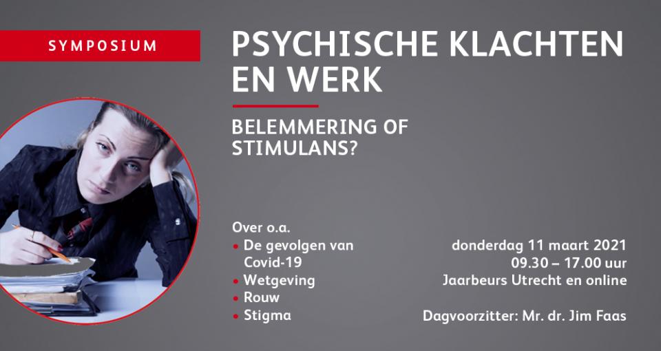 Symposium: Psychische klachten en werk