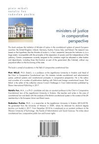 Ministers of Justice in Comparative Perspective